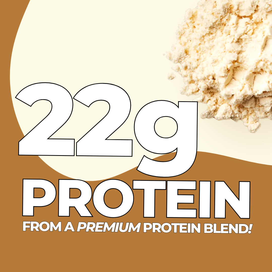 The ultimate kick in the pants- every morning. 22g protein, premium coffee, 5g collagen- nothing artificial.