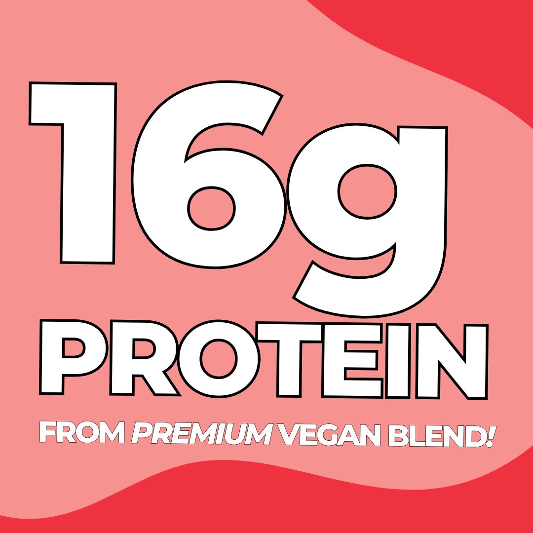 Apple pie? Crumble? Either way, there's diced apples. Proats are a delicious, high protein overnight oats mix.