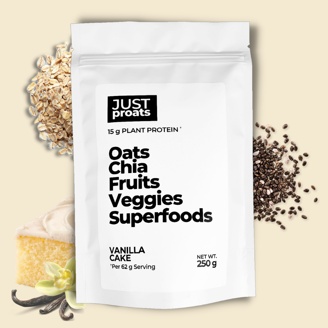 Kickstart your day with 15g of protein from oats, chia seeds, plant protein and vitamins & minerals from freeze dried fruits, veggies & superfoods. A Healthy Breakfast Delivered to your door, just add milk.