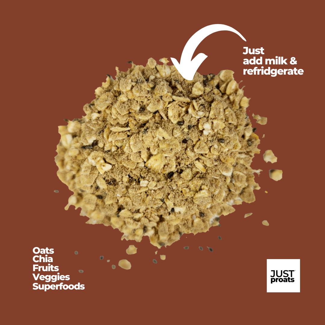 Kickstart your day with 15g of protein from oats, chia seeds, plant protein and vitamins & minerals from freeze dried fruits, veggies & superfoods. A Healthy Breakfast Delivered to your door, just add milk.