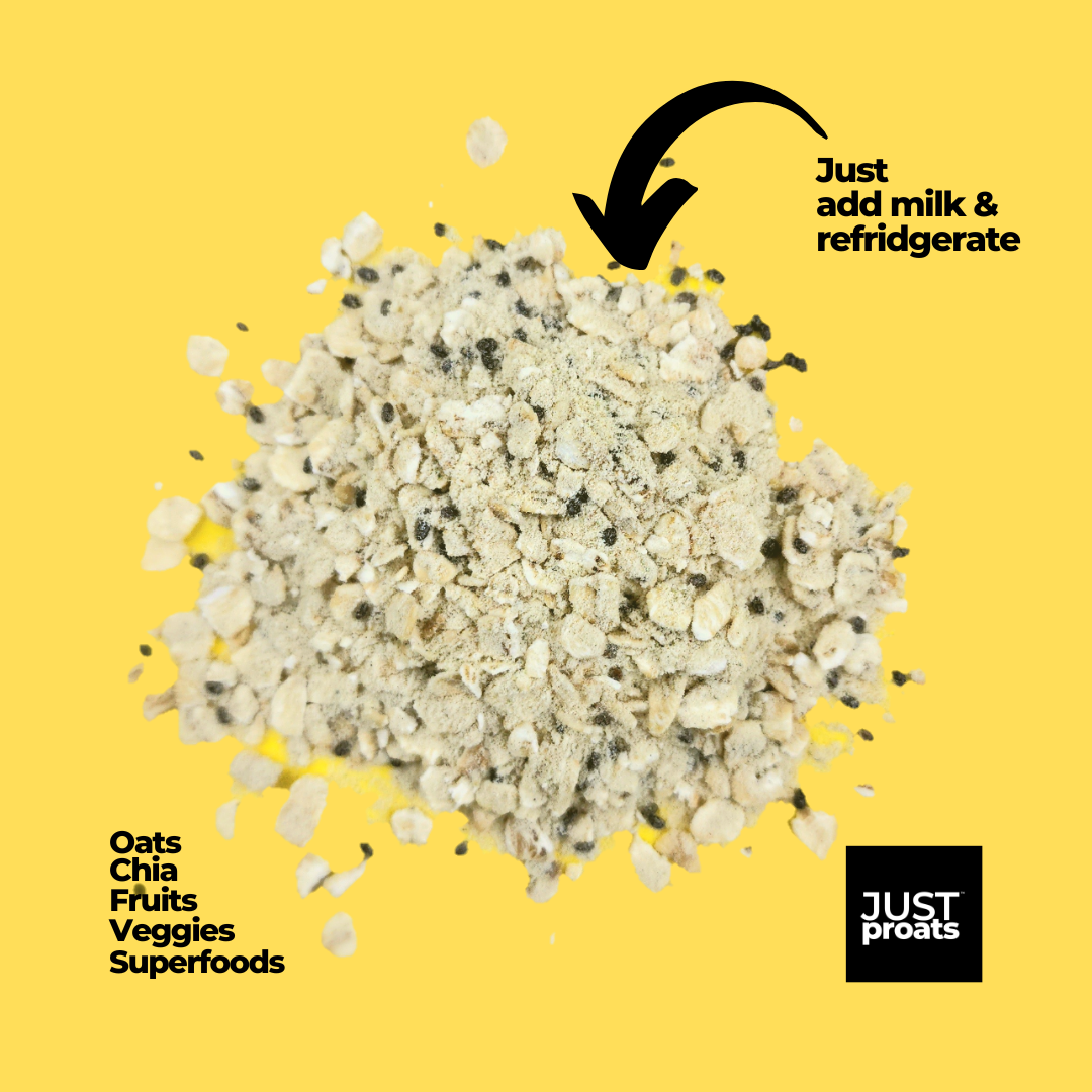 Is it banana bread? Is it a banana cream pie? Not sure, but this has to be the first time you've tried it in protein oats. Busy professional? Fitness enthusiast? Health junkie? Or just looking to try plant based? Kickstart your day with 15g of protein from oats, chia seeds, plant protein and vitamins & minerals from freeze dried fruits, veggies & superfoods. A Healthy Breakfast Delivered to your door, just add milk.