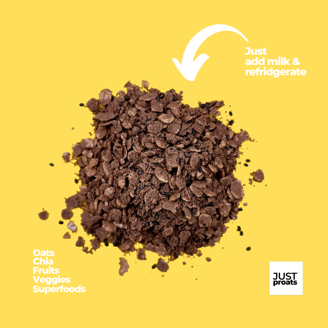You know that feeling when something has too much chocolate? Yeah, neither do we. Busy professional? Fitness enthusiast? Health junkie? Or just looking to try plant based? Kickstart your day with 15g of protein from oats, chia seeds, plant protein and vitamins & minerals from freeze dried fruits, veggies & superfoods. A Healthy Breakfast Delivered to your door, just add milk.