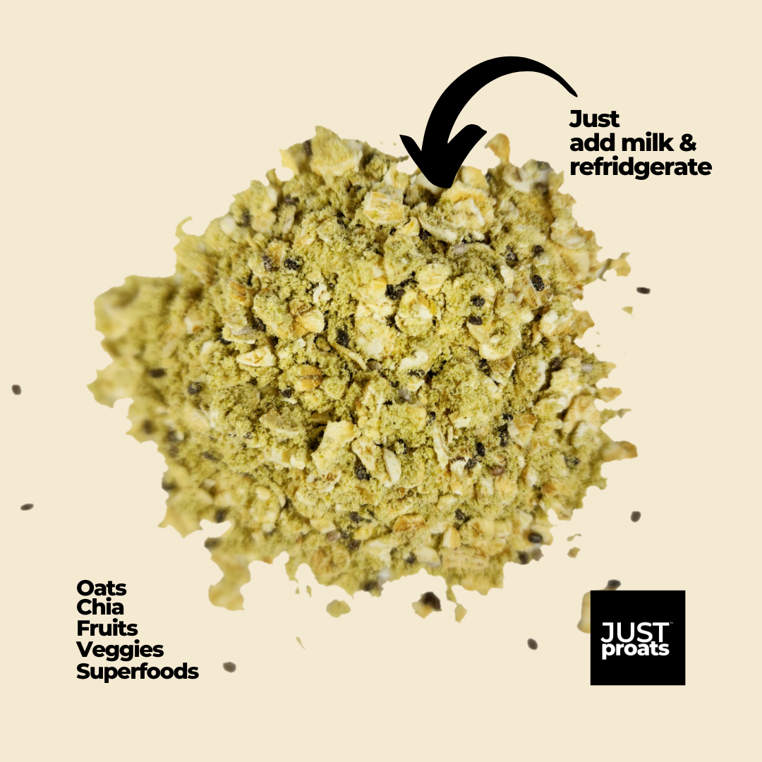 Kickstart your day with 15g of protein from oats, chia seeds, plant protein and vitamins & minerals from freeze dried fruits, veggies & superfoods. A Healthy Breakfast Delivered to your door, just add milk.