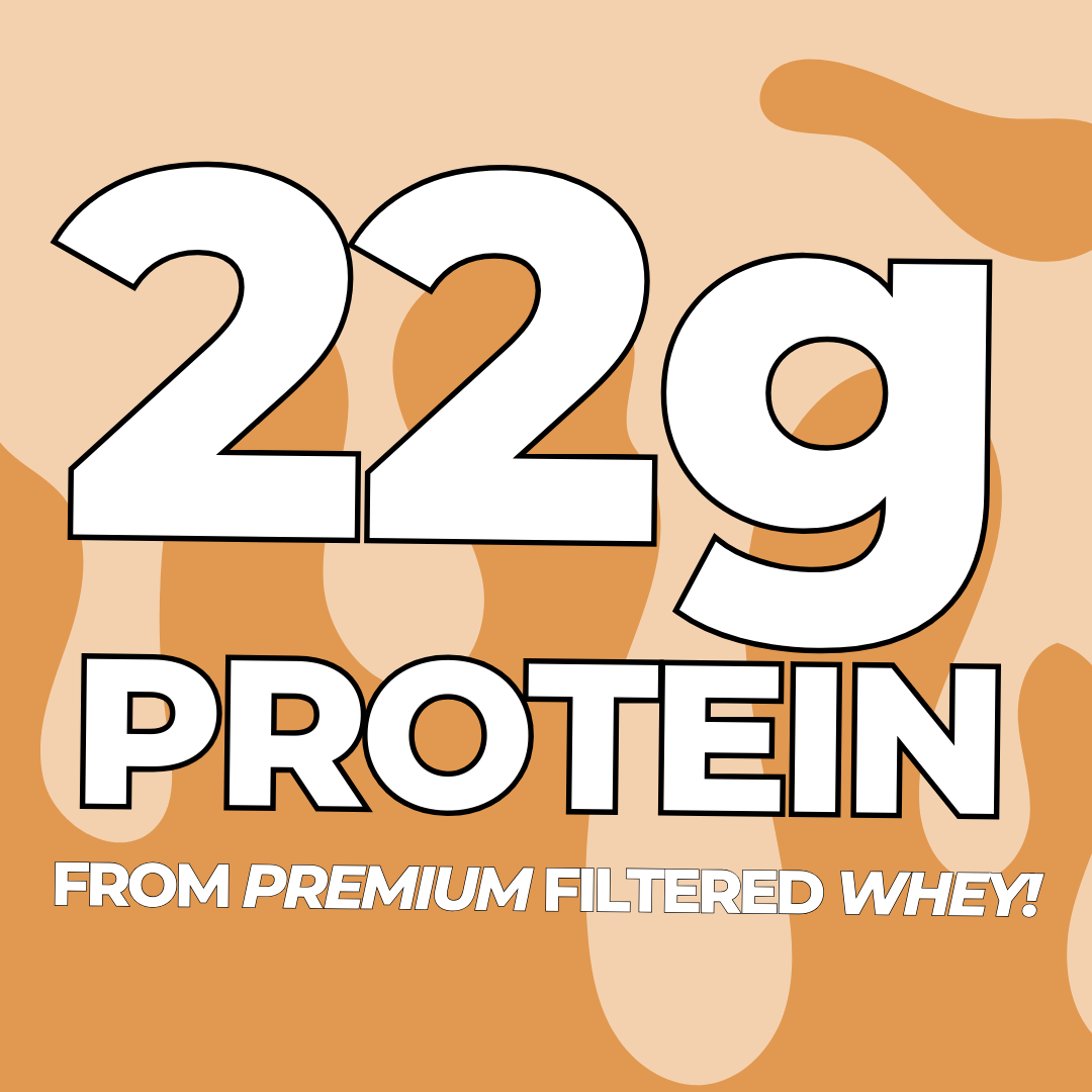 22g protein in a creamy whey + collagen base because some of us still enjoy dairy.