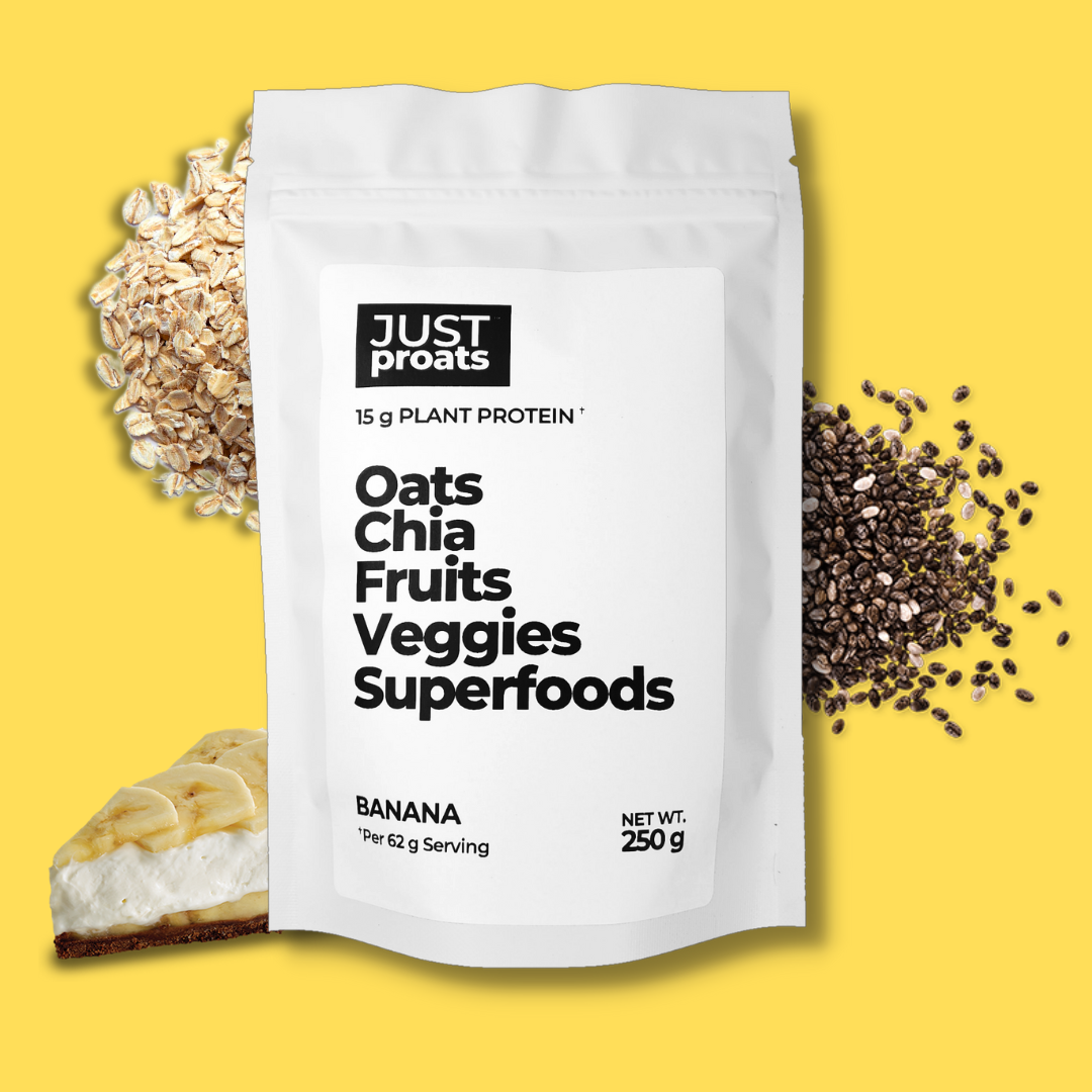 Is it banana bread? Is it a banana cream pie? Not sure, but this has to be the first time you've tried it in protein oats. Busy professional? Fitness enthusiast? Health junkie? Or just looking to try plant based? Kickstart your day with 15g of protein from oats, chia seeds, plant protein and vitamins & minerals from freeze dried fruits, veggies & superfoods. A Healthy Breakfast Delivered to your door, just add milk.
