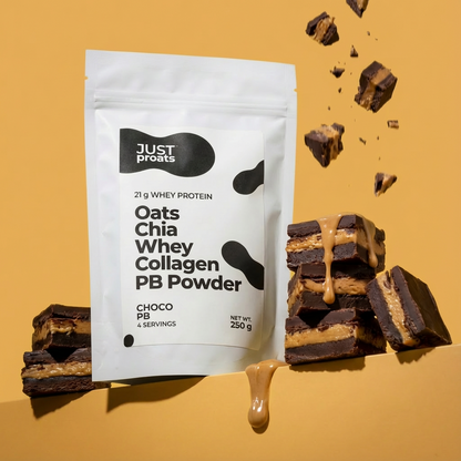 Chocolate peanut butter overnight oats by proats