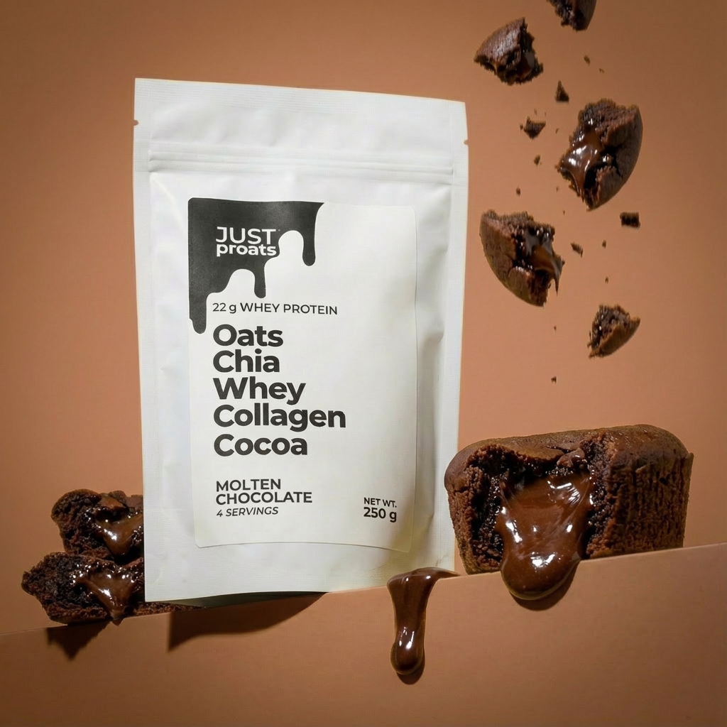 Molten Chocolate Proats overnight oats