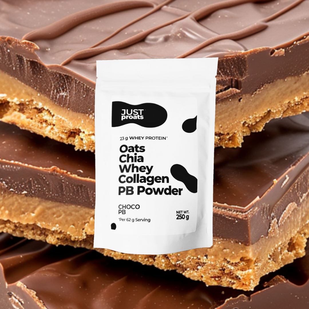 Chocolate...Peanut Butter...Yea, all of that for breakfast, please. Try proats in a creamy whey + collagen base because some of us still enjoy dairy. Kickstart your day with 22g of protein from oats, chia seeds, whey protein and collagen. A Healthy Breakfast Delivered to your door, just add milk.