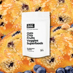 Time to think about which flavour you're going to try. That flavour should be Blueberry Muffin. Busy professional? Fitness enthusiast? Health junkie? Or just looking to try plant based? Kickstart your day with 15g of protein from oats, chia seeds, plant protein and vitamins & minerals from freeze dried fruits, veggies