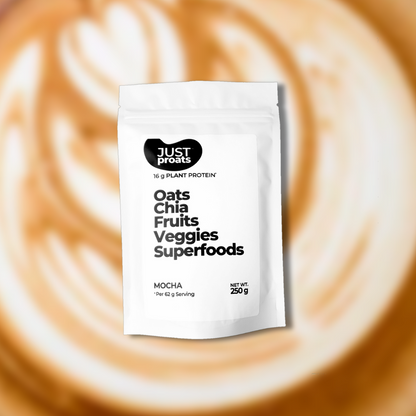 Busy professional? Fitness enthusiast? Health junkie? Or just looking to try plant based? Kickstart your day with 15g of protein from oats, chia seeds, plant protein and vitamins & minerals from freeze dried fruits, veggies & superfoods. A Healthy Breakfast Delivered to your door, just add milk.