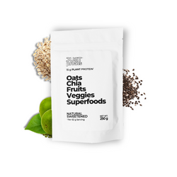 Kickstart your day with 15g of protein from oats, chia seeds, plant protein and vitamins & minerals from freeze dried fruits, veggies & superfoods. A Healthy Breakfast Delivered to your door, just add milk.