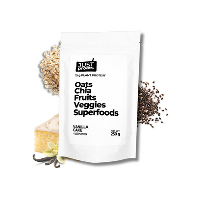 Kickstart your day with 15g of protein from oats, chia seeds, plant protein and vitamins & minerals from freeze dried fruits, veggies & superfoods. A Healthy Breakfast Delivered to your door, just add milk.