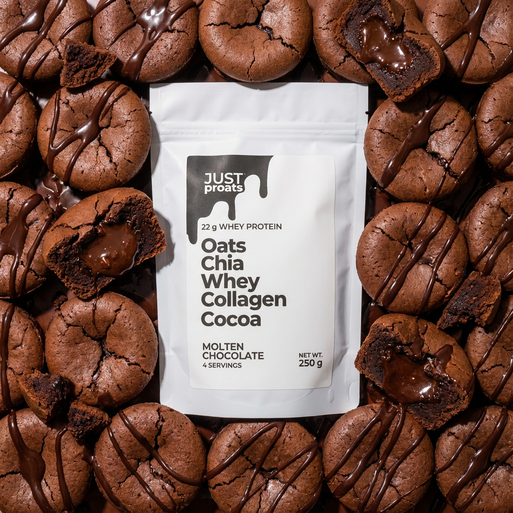 Molten Chocolate Proats overnight oats