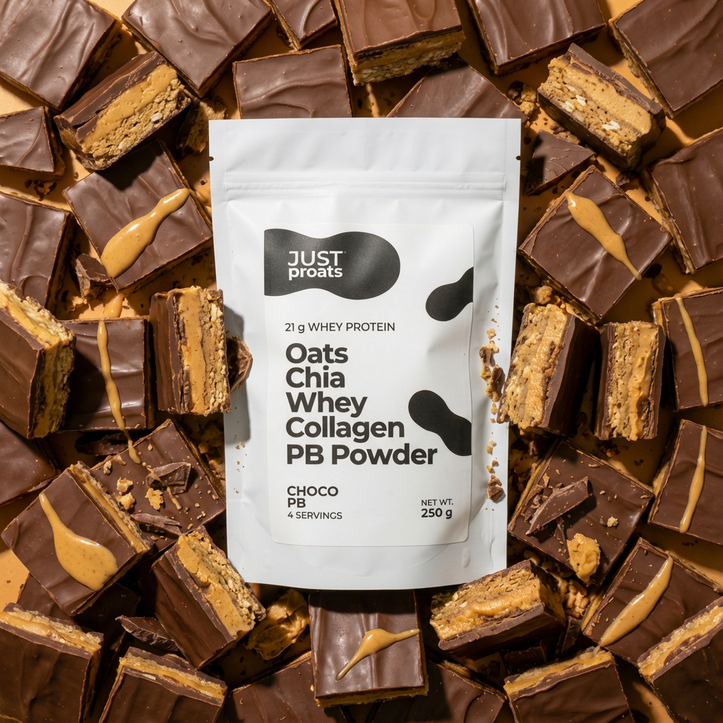 Chocolate peanut butter overnight oats by proats