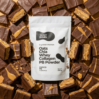 Chocolate peanut butter overnight oats by proats