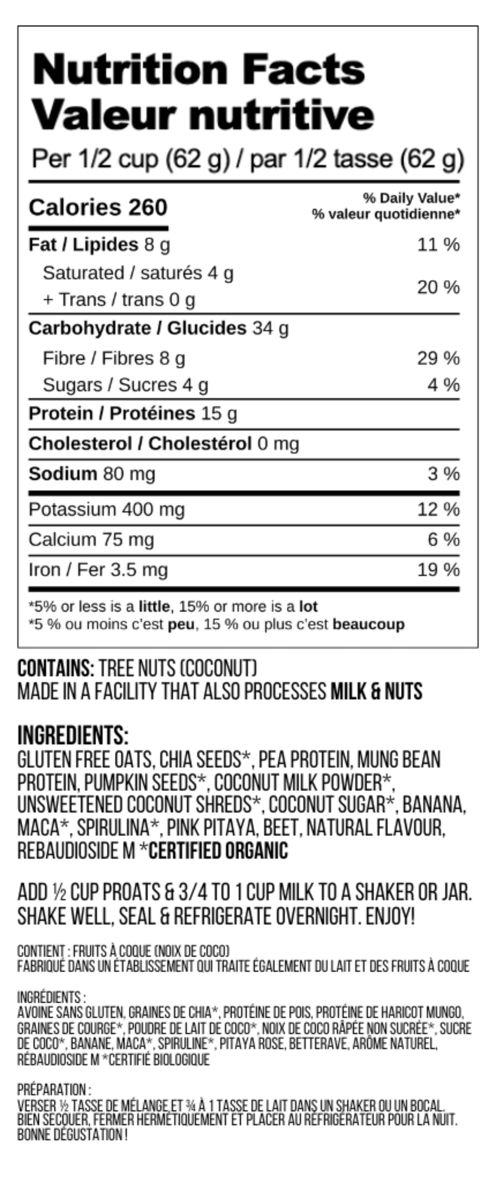 Coconut Cream Pie Nutrition Facts