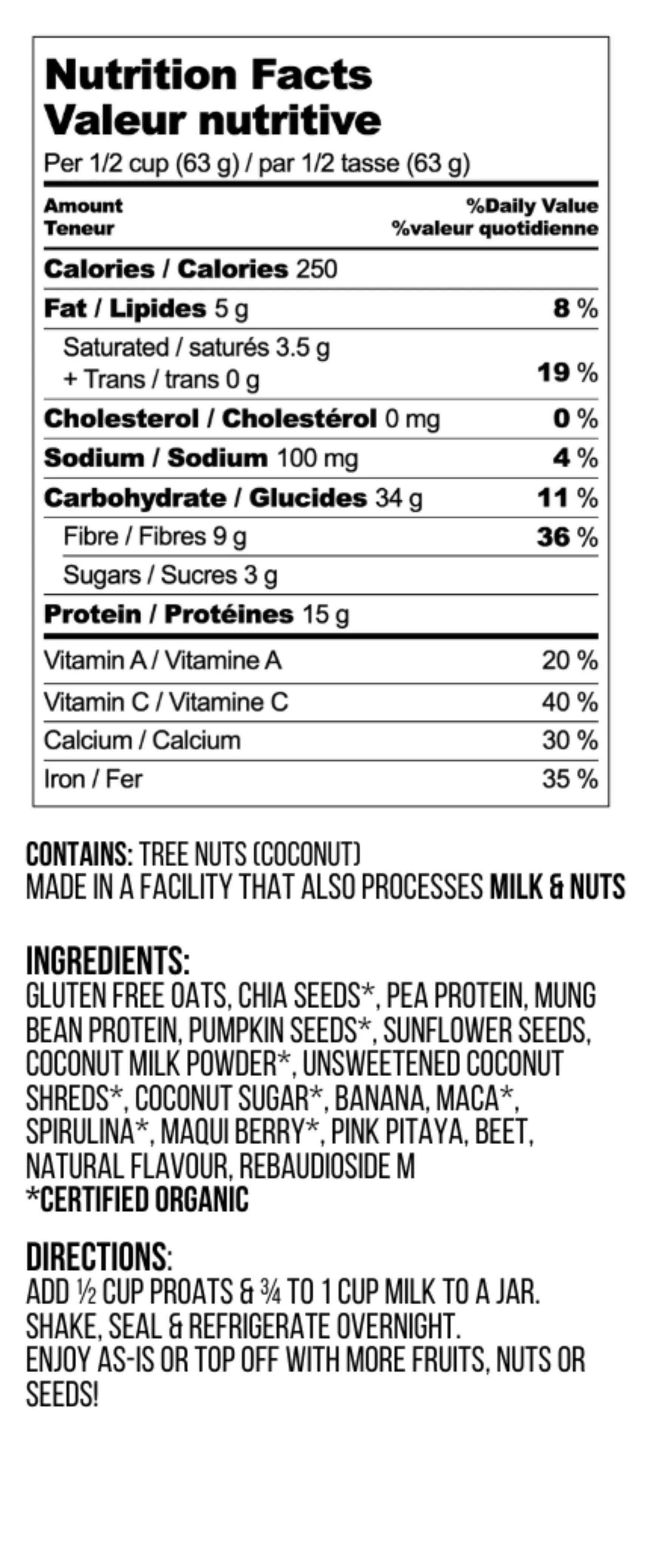 Coconut Cream Pie Nutrition Facts