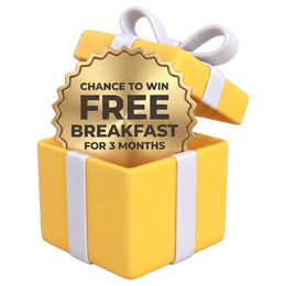 3 months of breakfast