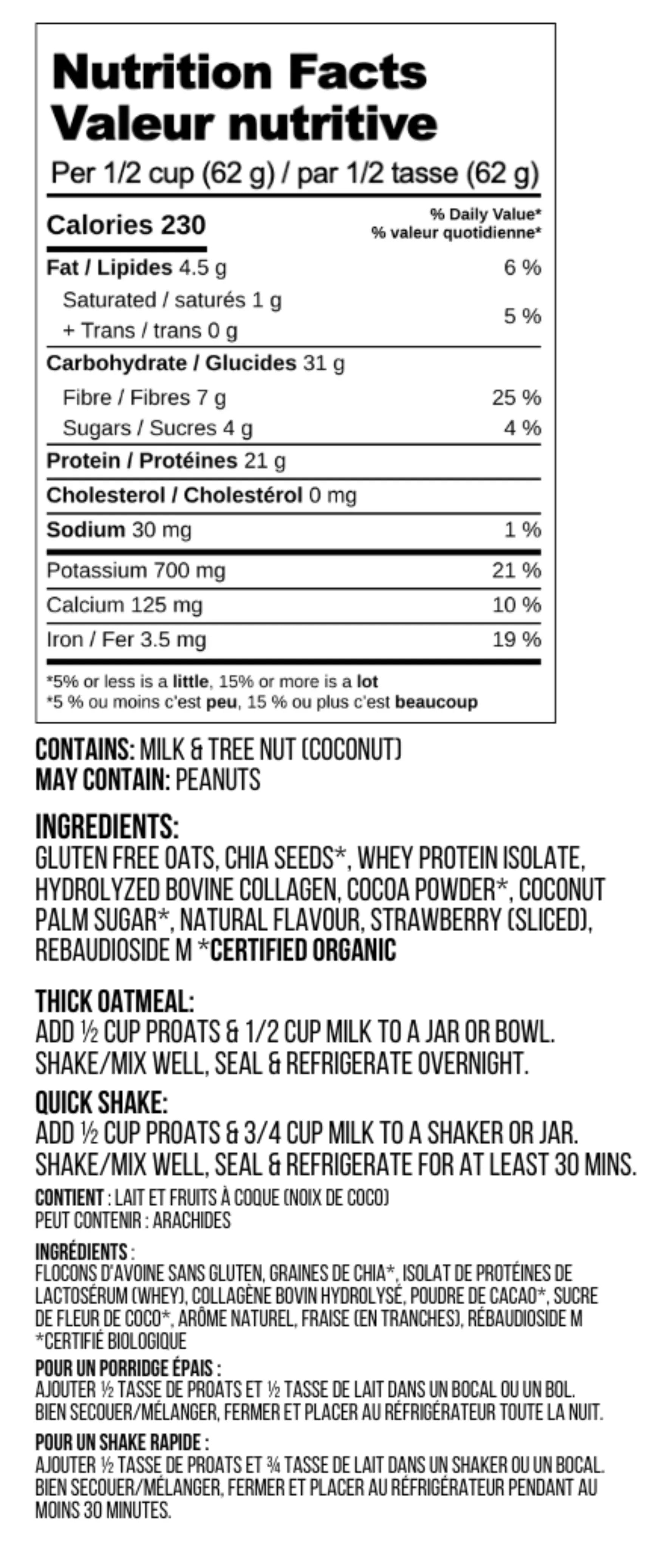 Strawberry Black Forest Cake Nutrition Facts